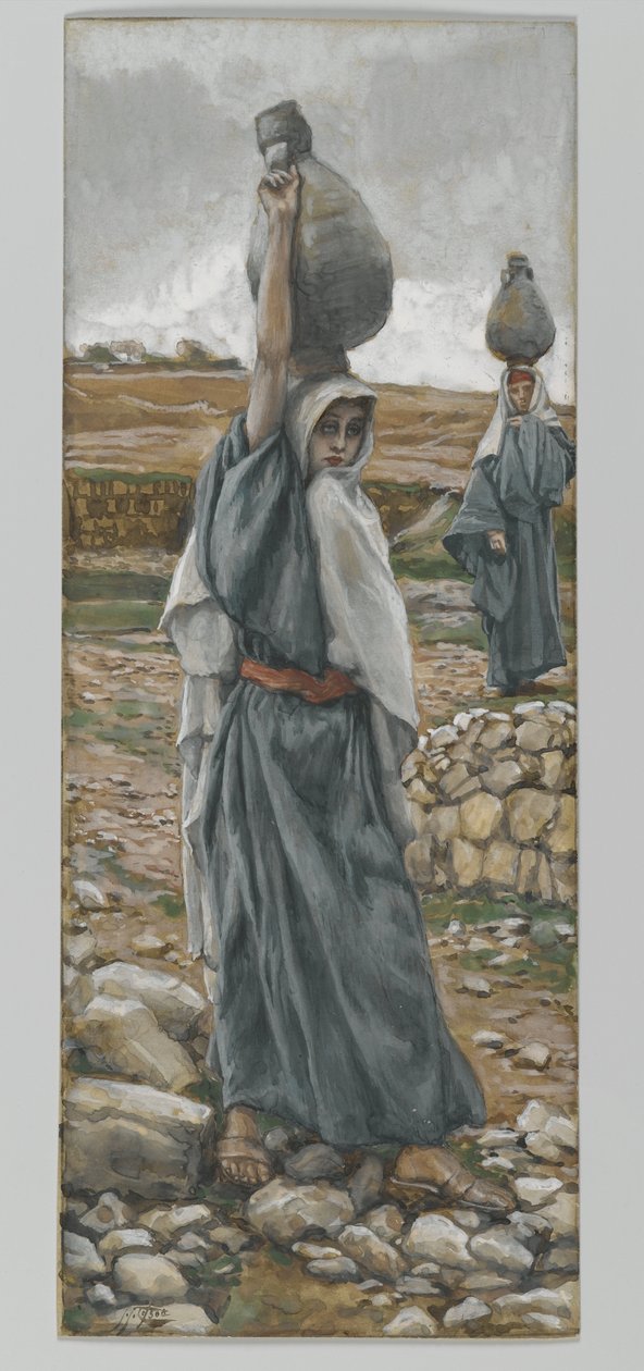 Die Heilige Jungfrau in ihrer Jugend, Illustration aus Das Leben unseres Herrn Jesus Christus von James Jacques Joseph Tissot