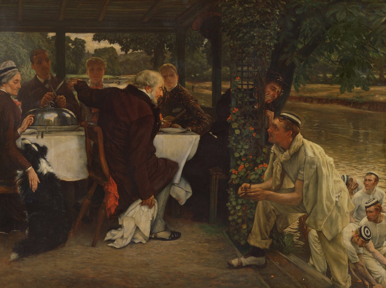 Der verlorene Sohn im modernen Leben: Das gemästete Kalb, 1880 von James Jacques Joseph Tissot