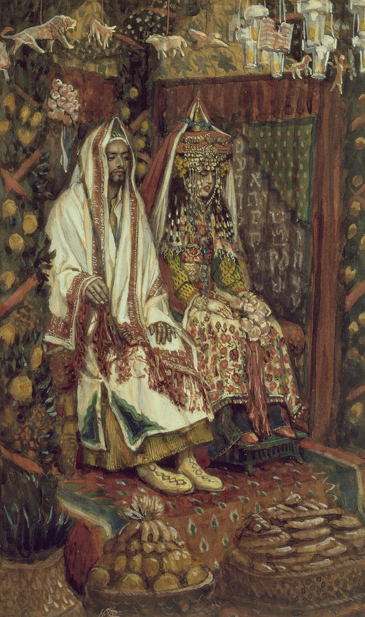 Die Hochzeit zu Kana, Illustration für Das Leben Christi, ca. 1886-96 von James Jacques Joseph Tissot