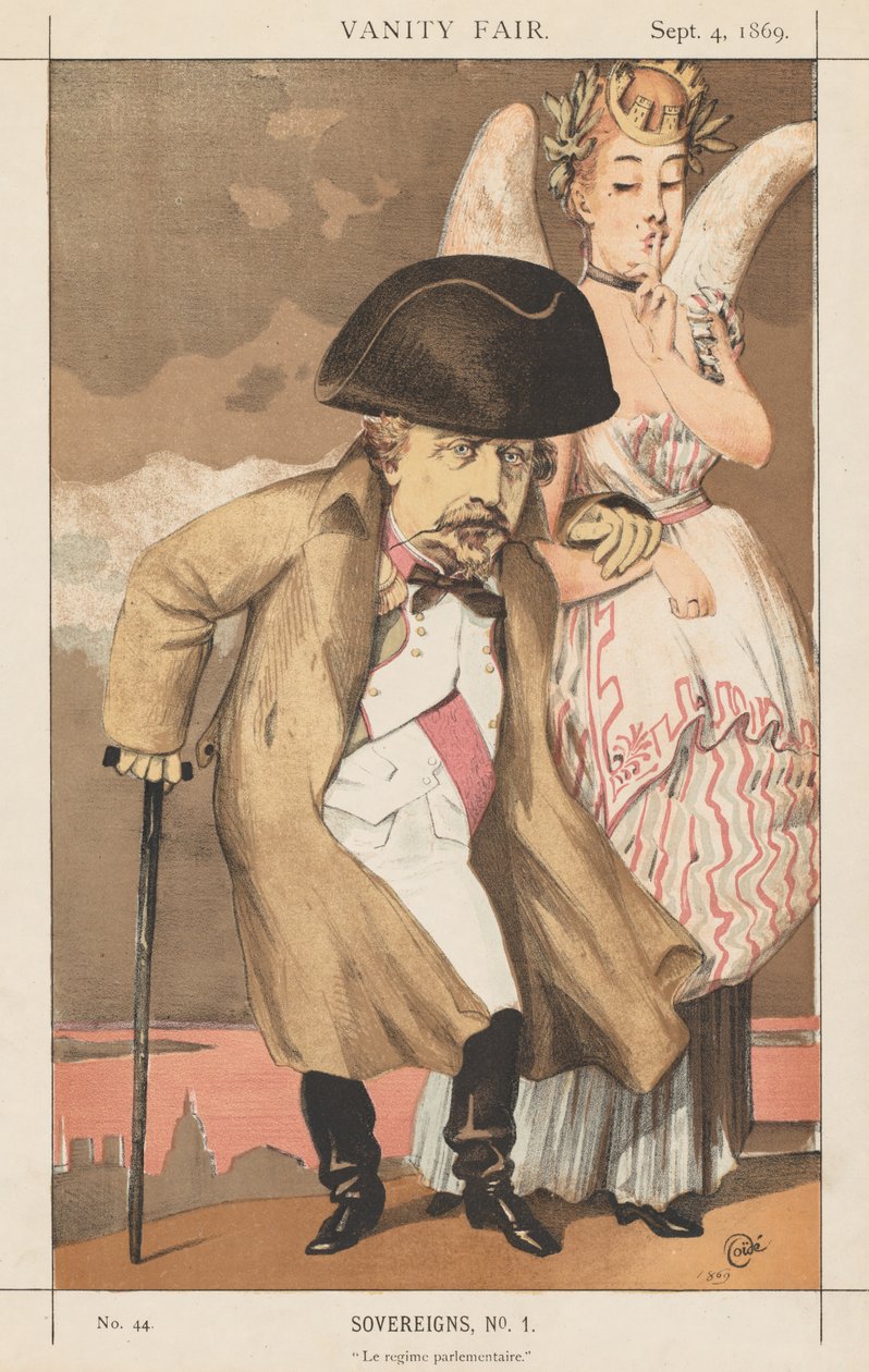 Vanity Fair: Souveräne, Nr. 1 Le régime parlementaire, 1869 von James Jacques Joseph Tissot