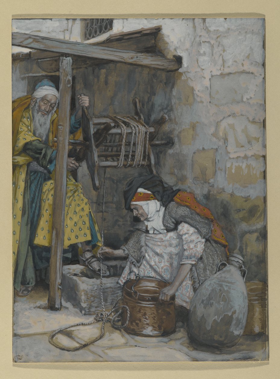 Zacharias und Elisabeth, Illustration für Das Leben Christi, ca. 1886-94 von James Jacques Joseph Tissot