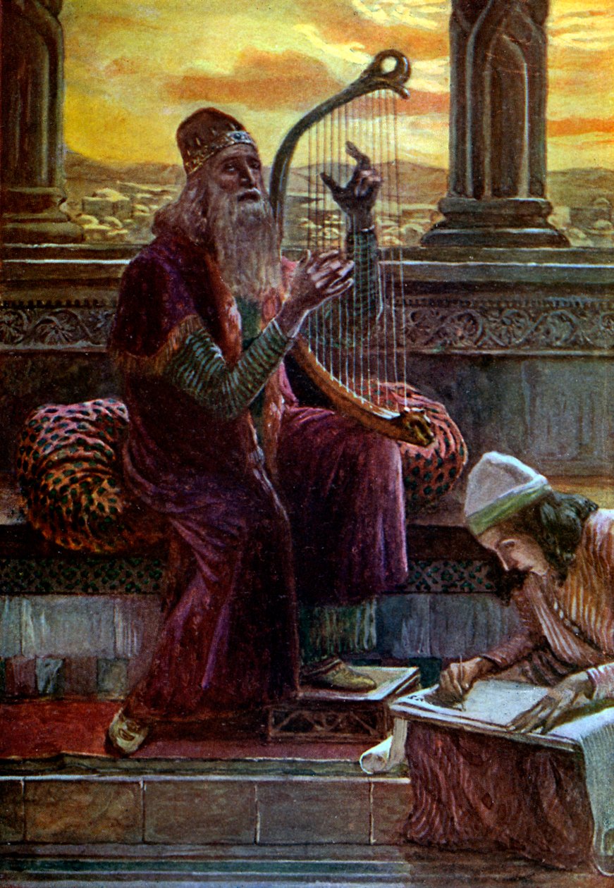 David singt von James Jacques Joseph after Tissot
