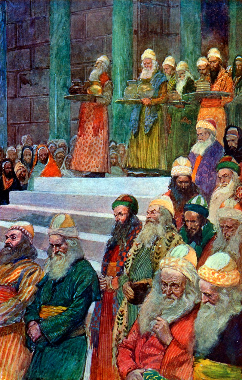 Die Schatzmeister und Hüter der Vasen von James Jacques Joseph after Tissot