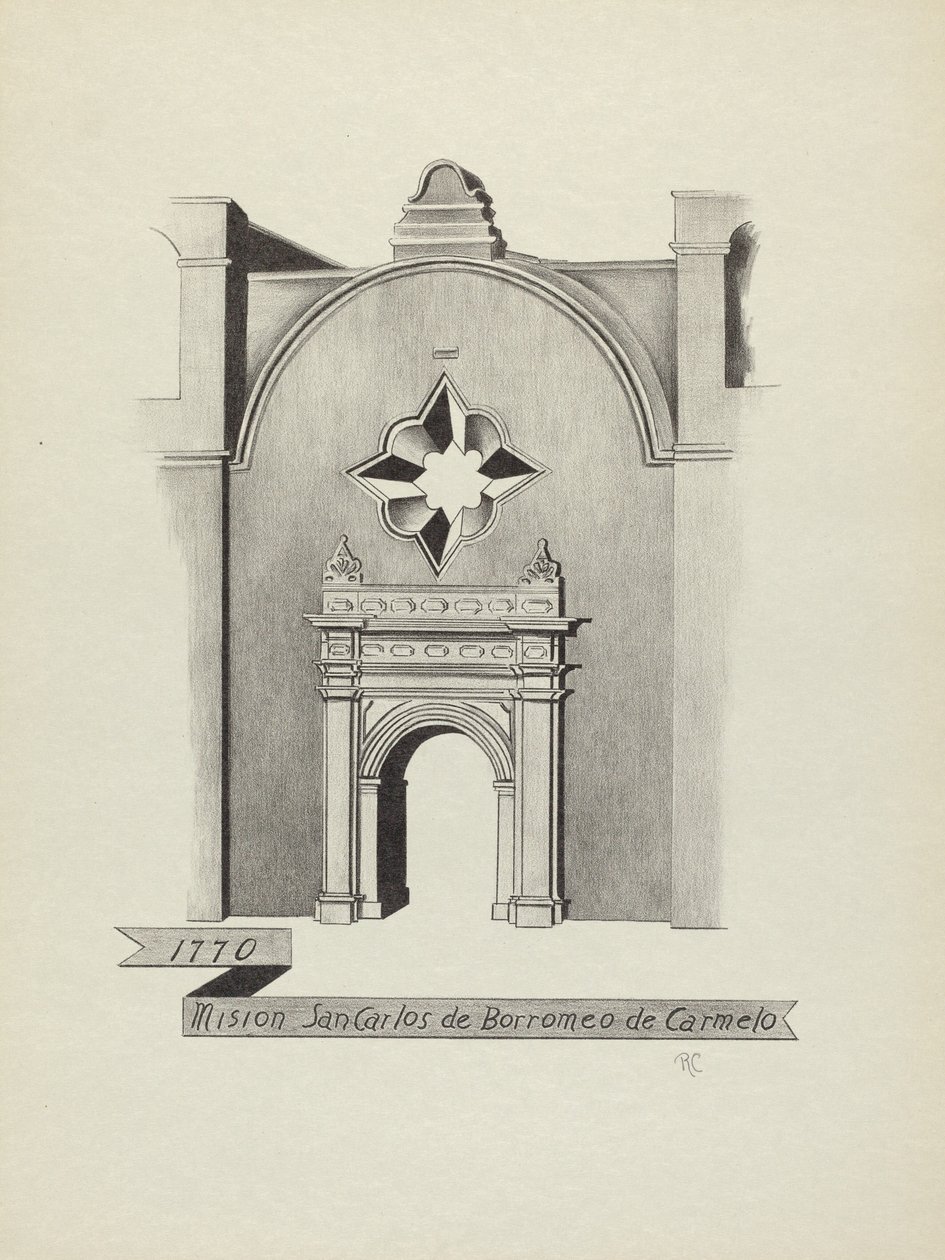 Mission San Carlos de Borromeo de Carmelo von James Jones