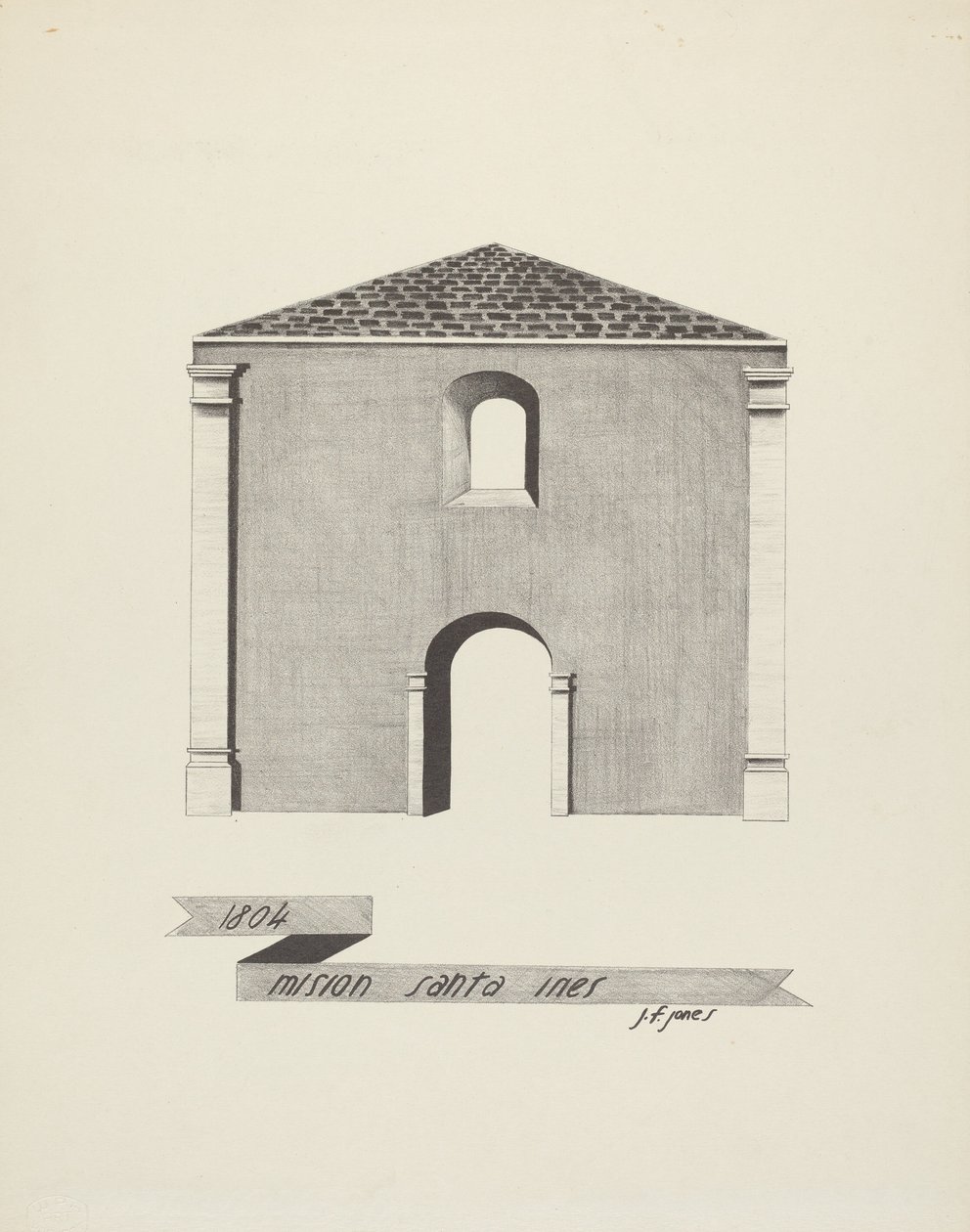 Mission Santa Ines von James Jones