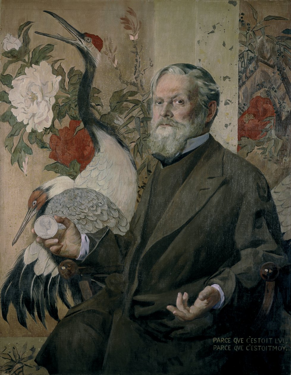 Porträt von Frank Brangwyn (1867-1956) von James Kerr Lawson