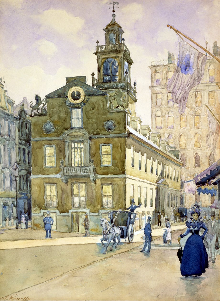 Das State House von Park Street, Boston von James Kinsella