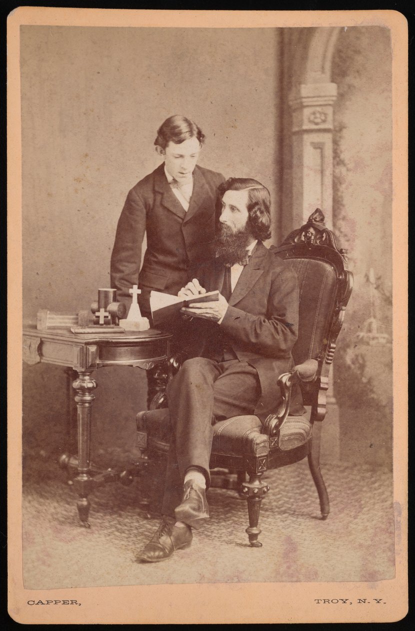 Porträt von Samuel Edward Warren mit Student von James M Capper