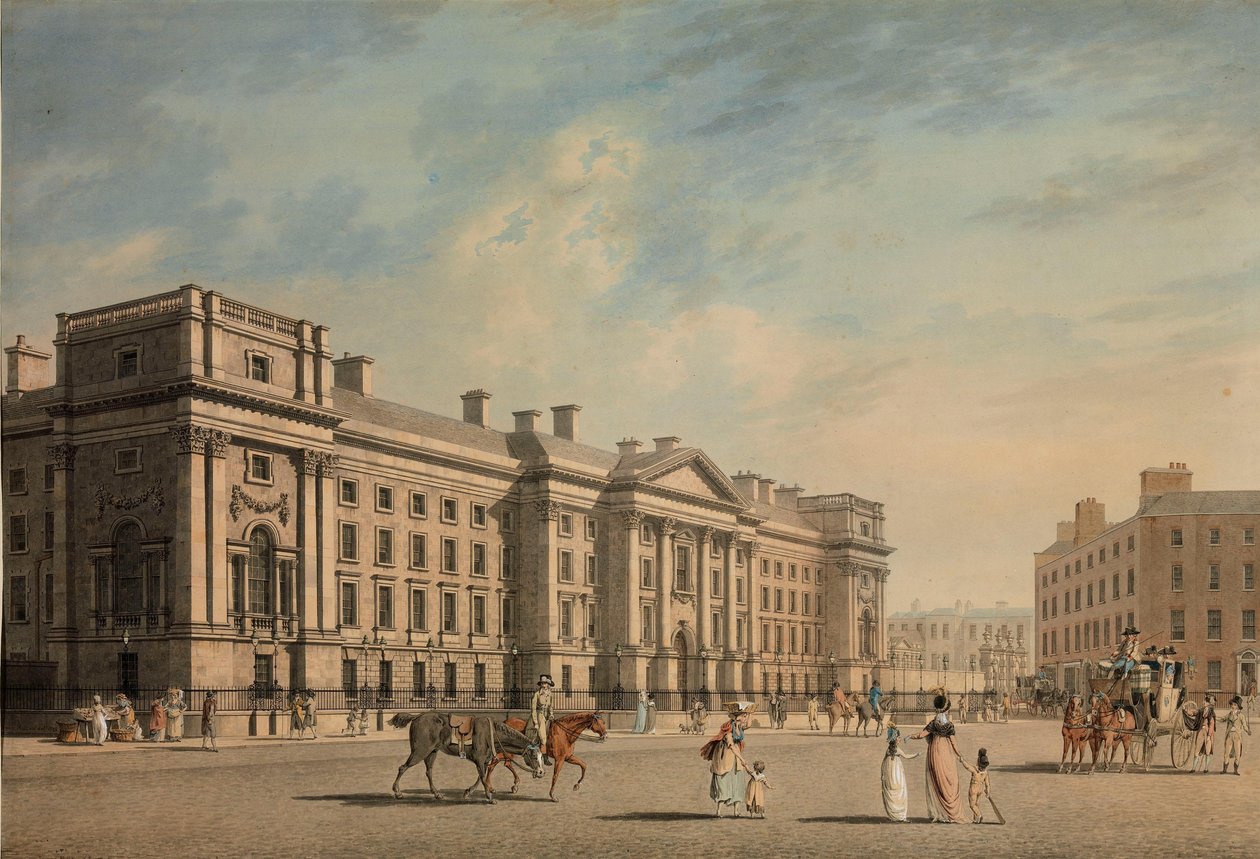 Trinity College, College Green, Dublin von James Malton