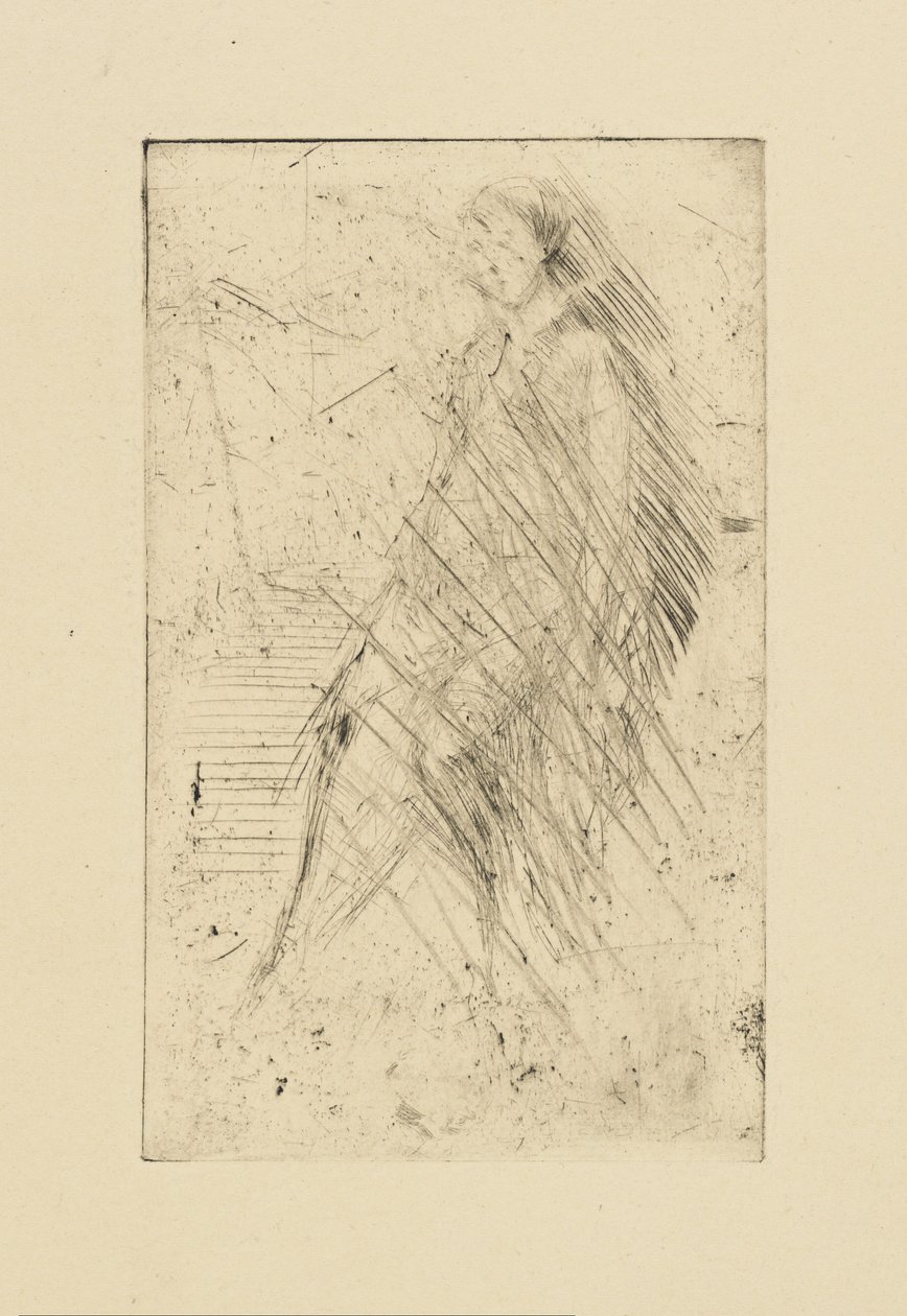 [76] Eindrücke von stornierten Platten von Whistler - Ruhend von James Abbott McNeill Whistler