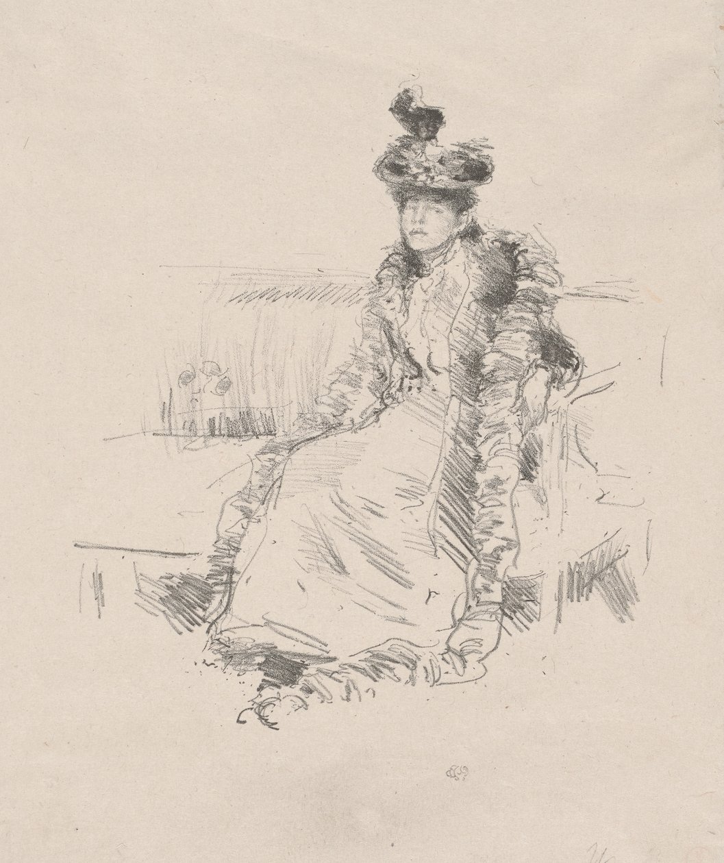 Eine sitzende Dame von James Abbott McNeill Whistler