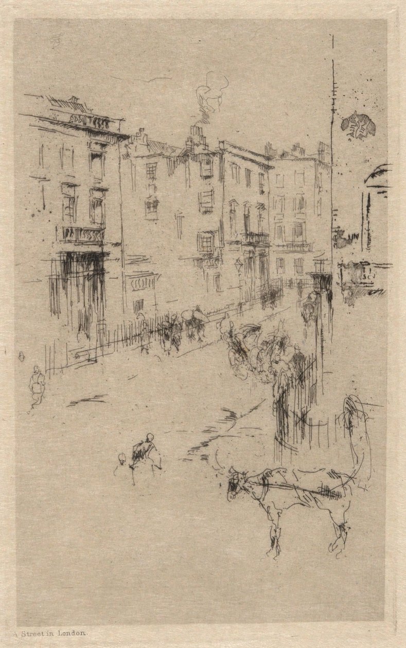 Alderney Street von James McNeill Whistler