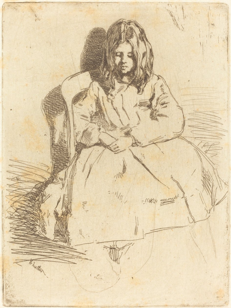 Annie sitzend von James Abbott McNeill Whistler
