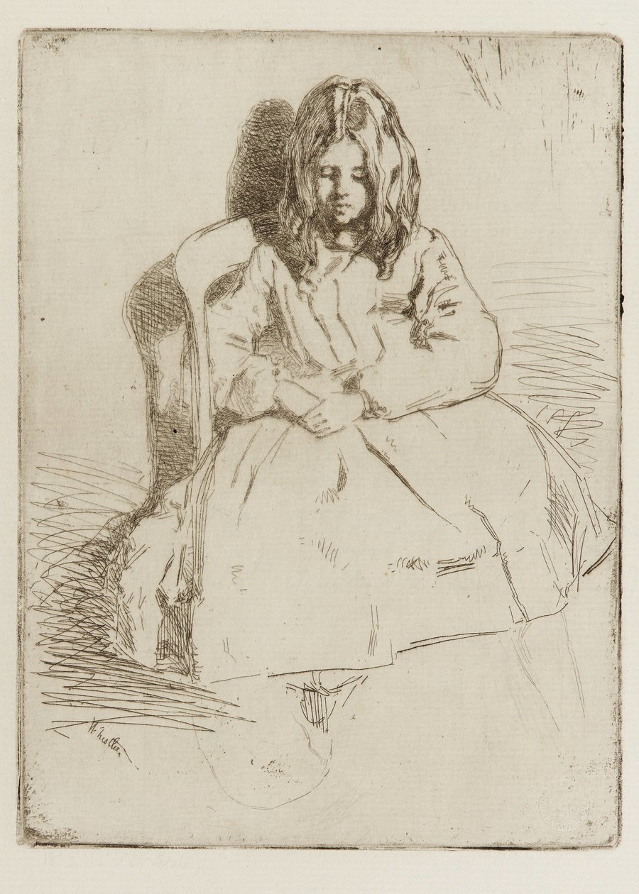 Annie, sitzend von James Abbott McNeill Whistler