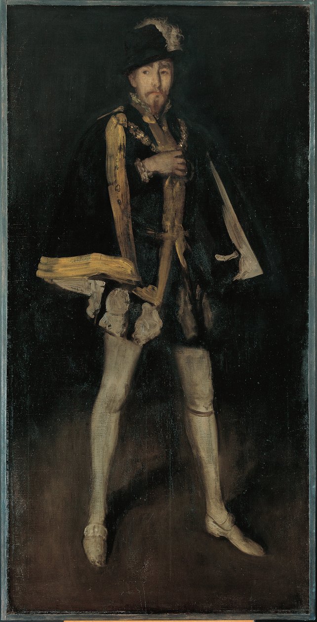 Arrangement in Schwarz, Nr. 3: Sir Henry Irving als Philipp II. von Spanien von James McNeill Whistler