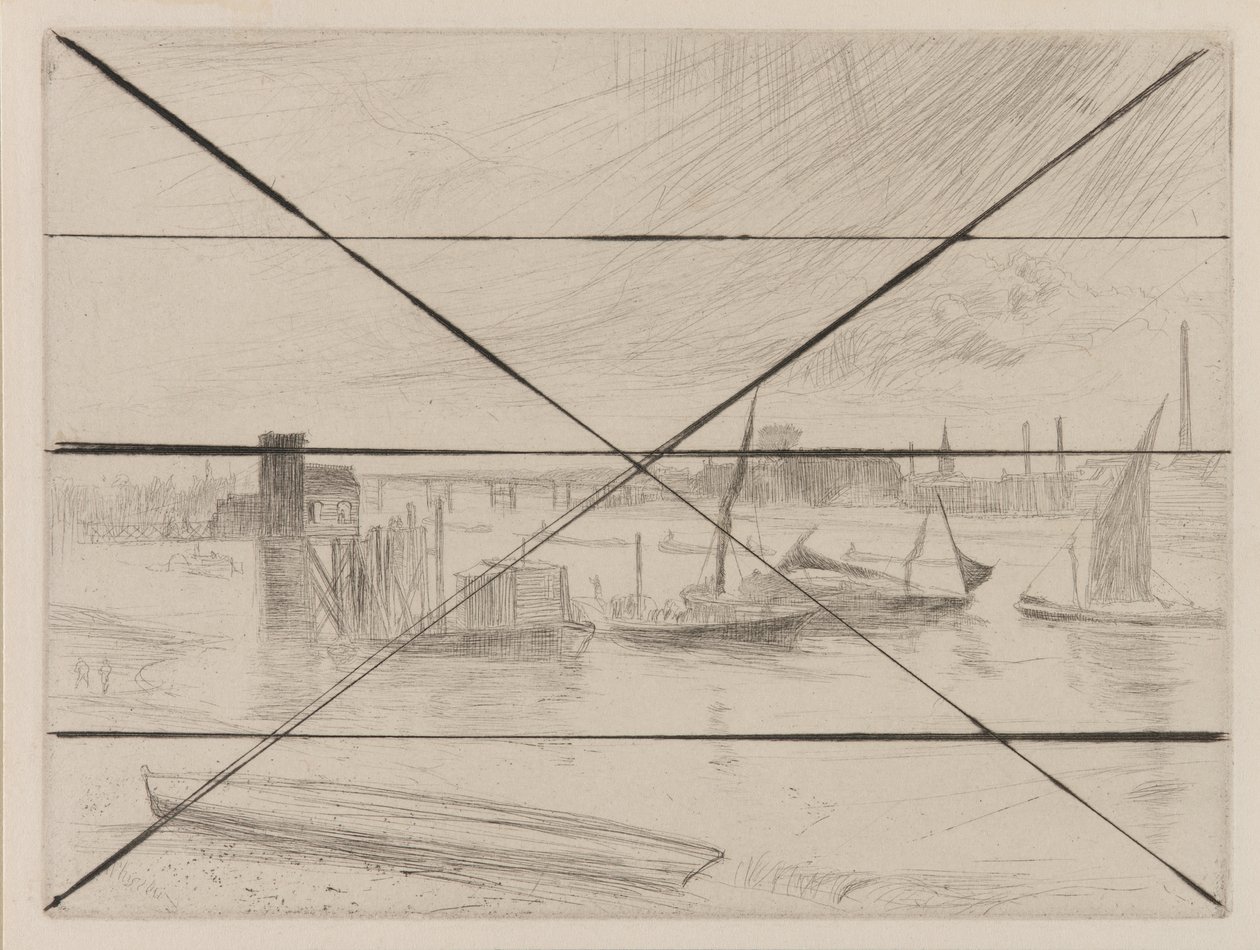 Battersea Morgendämmerung (Cadogan Pier) von James Abbott McNeill Whistler