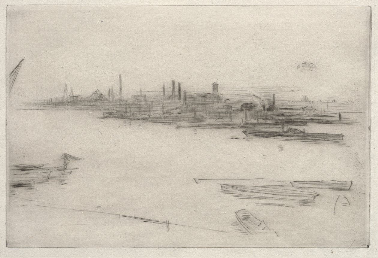 Battersea: Morgendämmerung von James McNeill Whistler