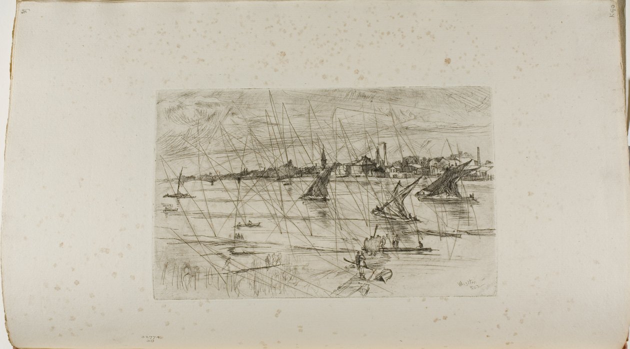 Battersea Reach von James Abbott McNeill Whistler