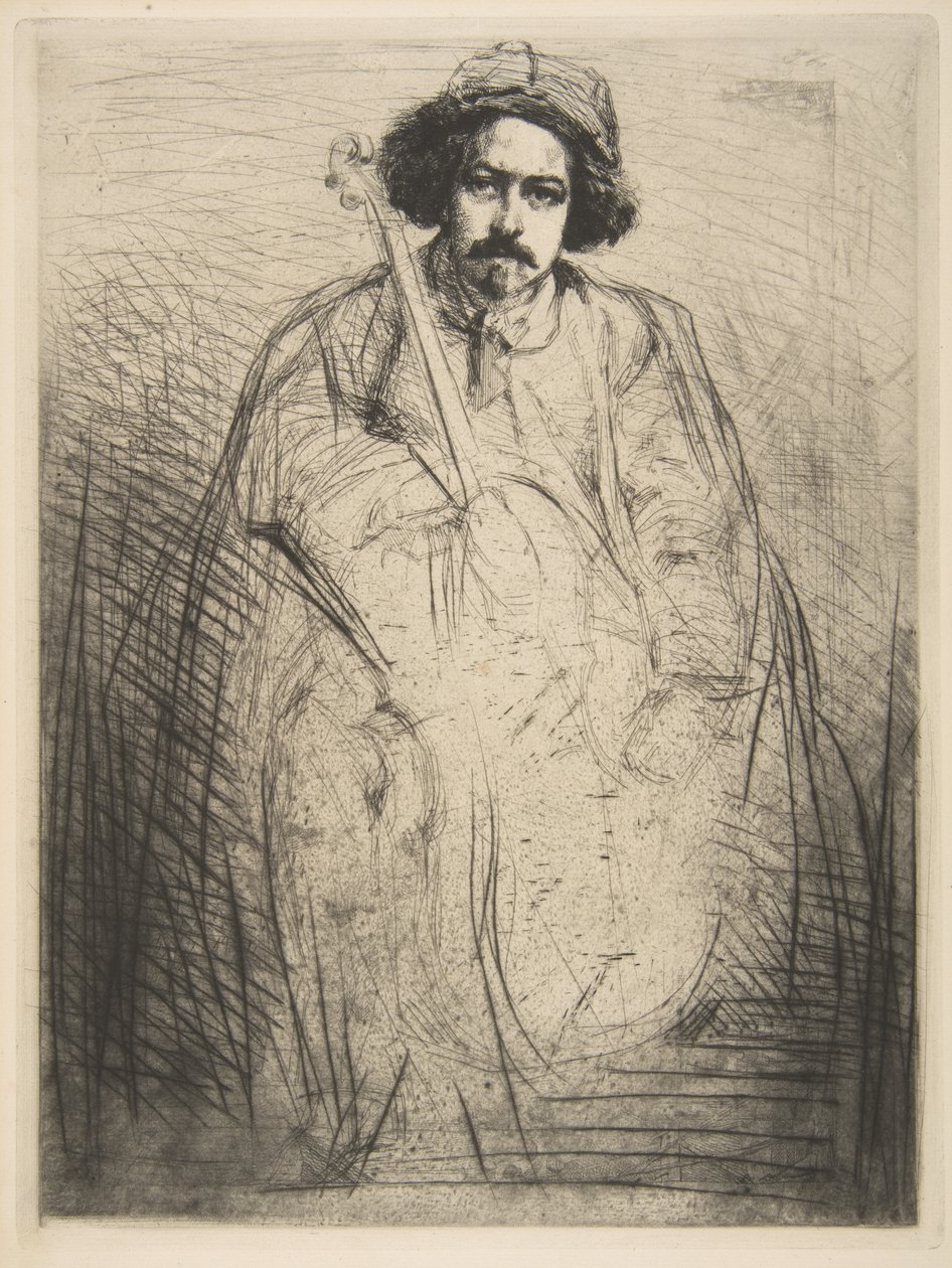 Becquet (J. Becquet, Bildhauer) von James McNeill Whistler