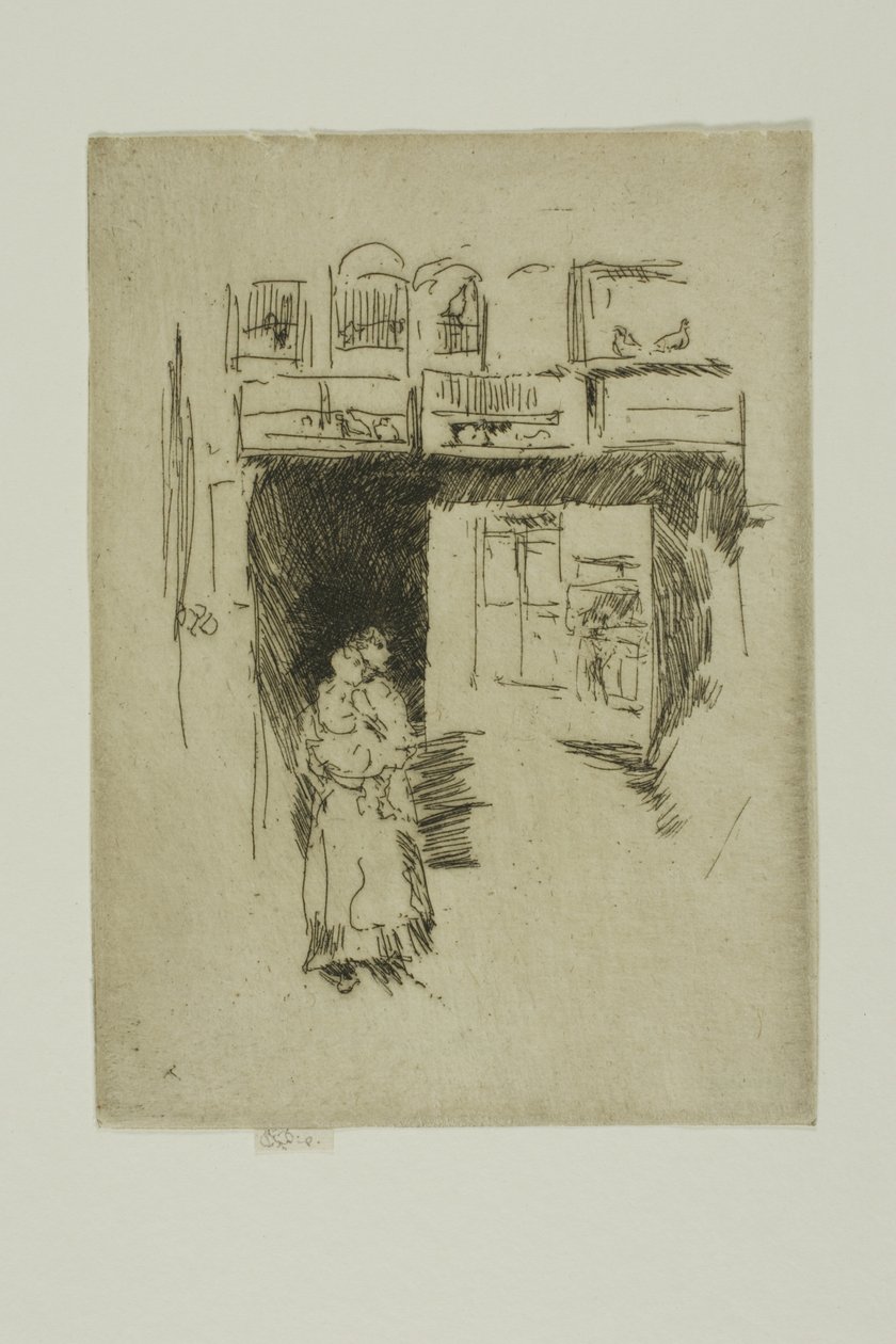 Vogelgeschäft - Seven Dials von James Abbott McNeill Whistler