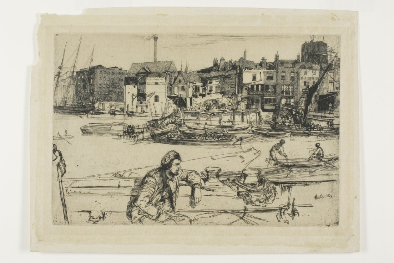 Black Lion Wharf von James Abbott McNeill Whistler