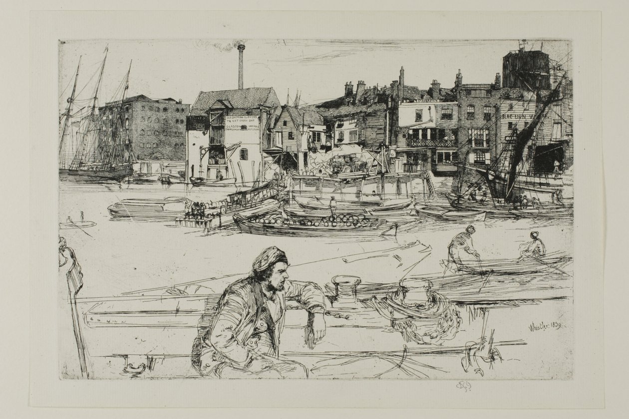Black Lion Wharf von James Abbott McNeill Whistler
