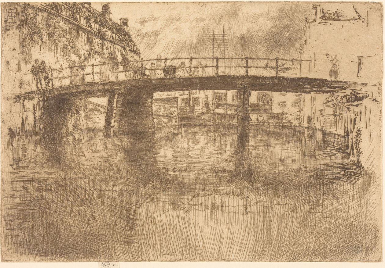 Brücke, Amsterdam von James McNeill Whistler