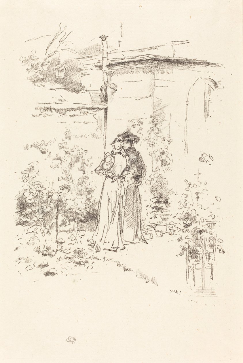 Vertrauen im Garten von James Abbott McNeill Whistler