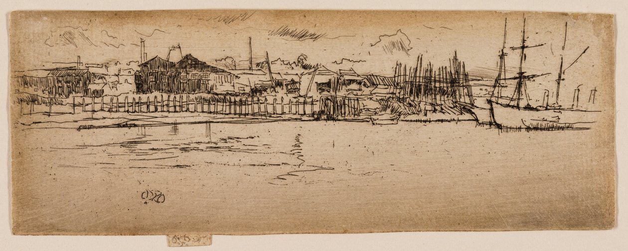 Trockendocks, Southampton von James Abbott McNeill Whistler