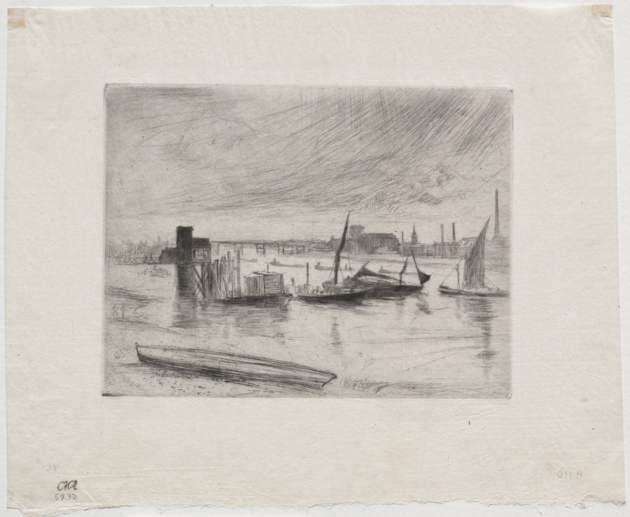 Früher Morgen, Battersea von James McNeill Whistler
