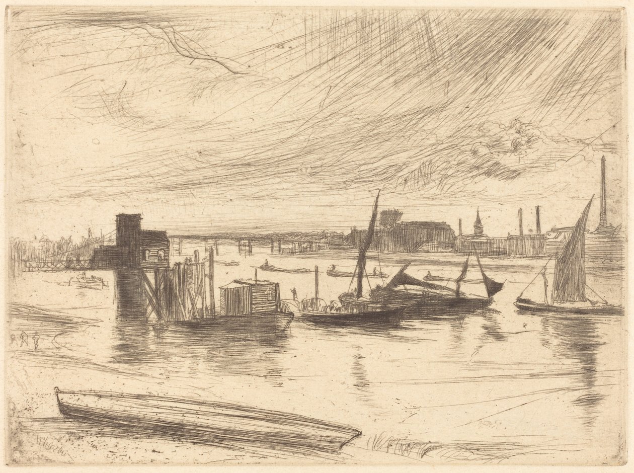 Früher Morgen, Battersea von James McNeill Whistler