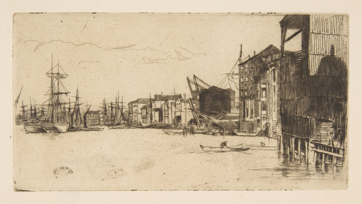 Freihandelskai von James McNeill Whistler