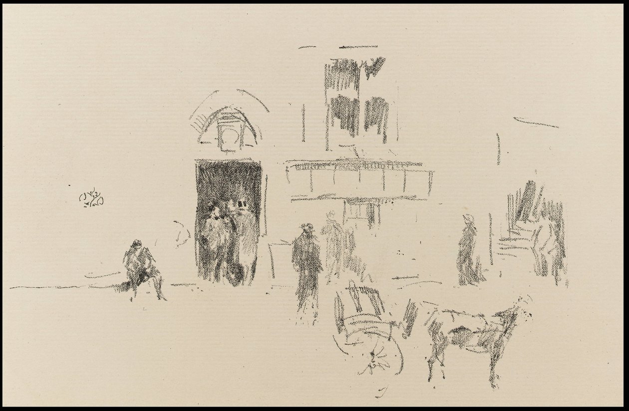 Gaiety Bühnentür von James Abbott McNeill Whistler