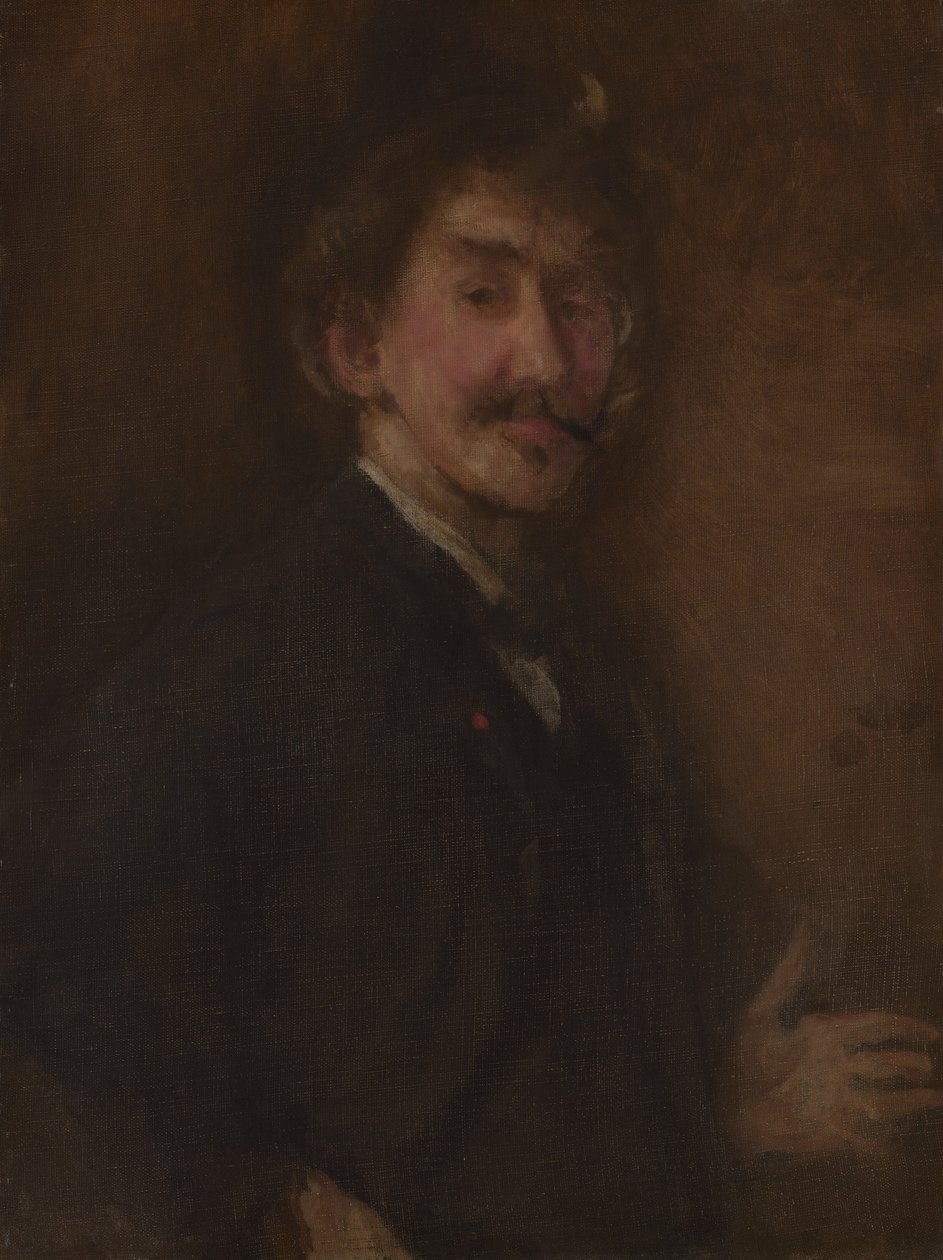 Gold und Braun: Selbstporträt von James McNeill Whistler