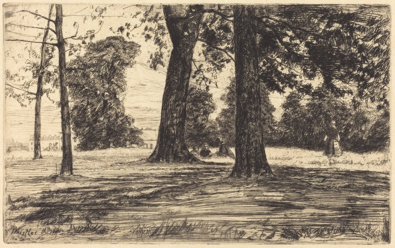 Greenwich Park von James McNeill Whistler