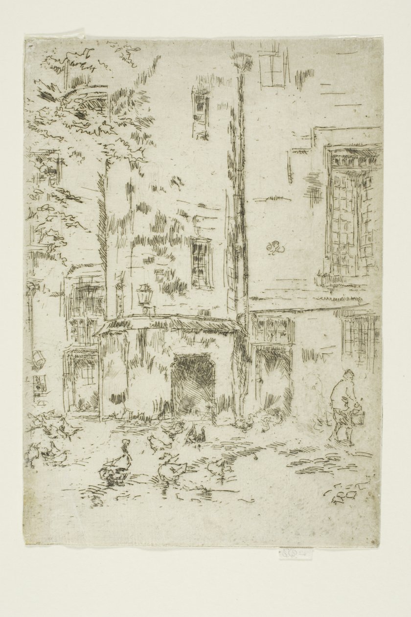 Hôtel de la Croix Blanche von James McNeill Whistler