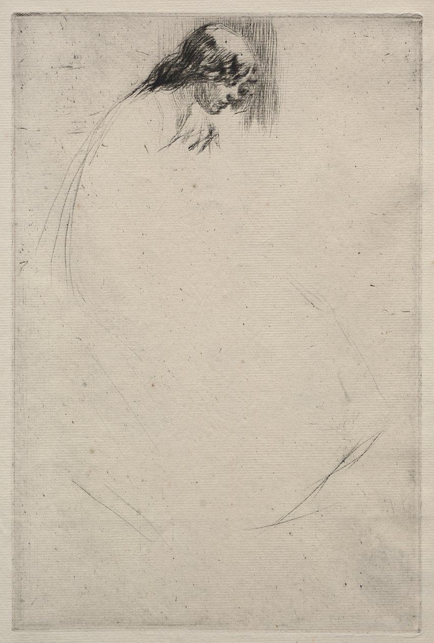 Jos gebeugter Kopf von James McNeill Whistler