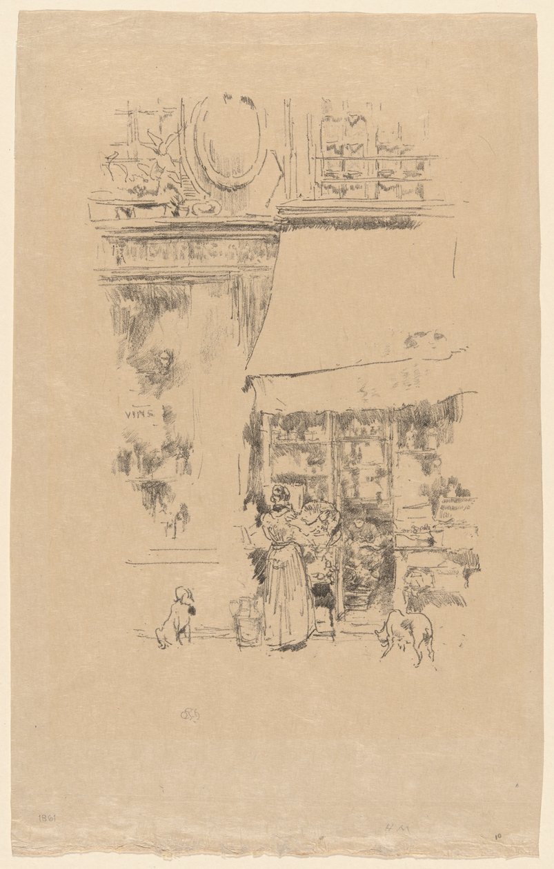 Die Obstverkäuferin der Rue de Grenelle von James Abbott McNeill Whistler