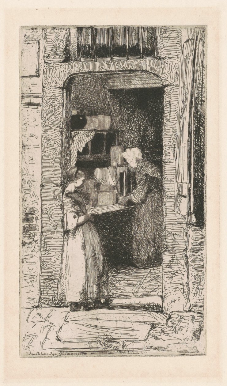 Die Senfverkäuferin von James Abbott McNeill Whistler