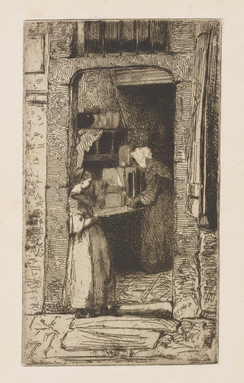 Die Senfhändlerin von James Abbott McNeill Whistler