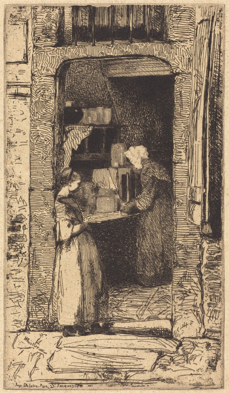 Die Senfverkäuferin von James McNeill Whistler