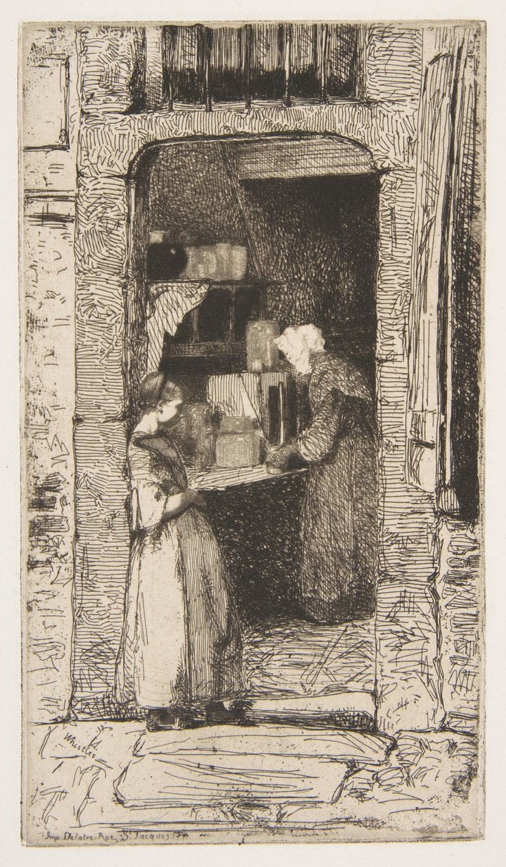 Die Senfverkäuferin von James McNeill Whistler