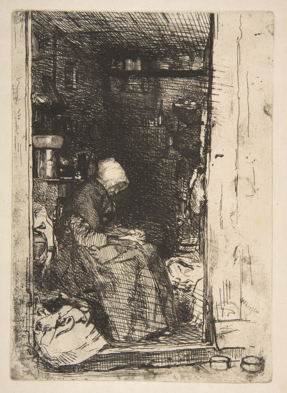 Die alte Lumpensammlerin von James McNeill Whistler