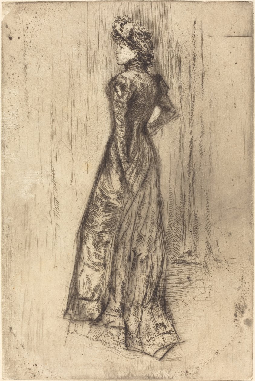 Maud, stehend von James Abbott McNeill Whistler