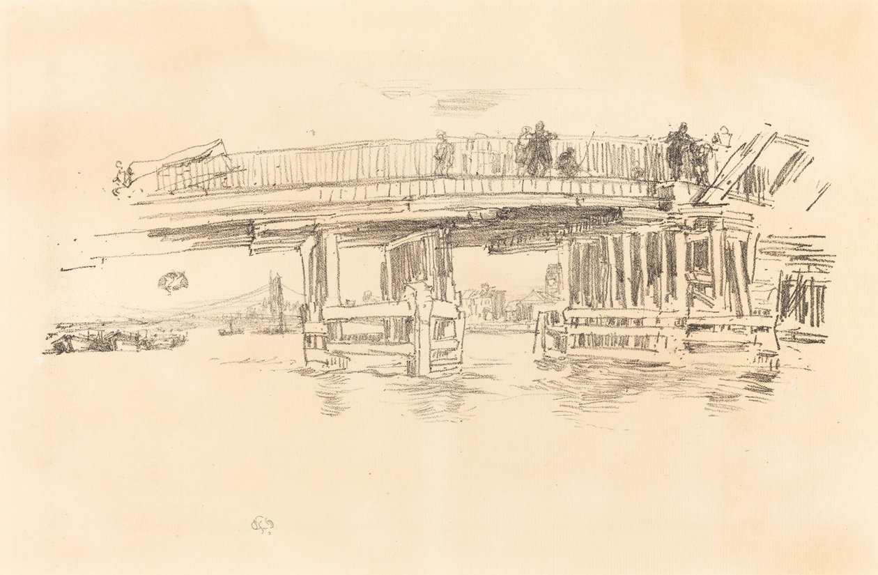 Alte Battersea-Brücke von James Abbott McNeill Whistler