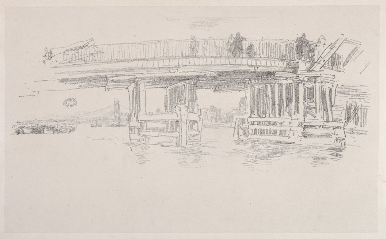 Alte Battersea-Brücke von James McNeill Whistler
