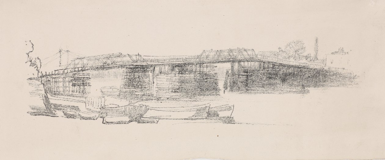 Alte Battersea-Brücke, Nr. 2 von James Abbott McNeill Whistler
