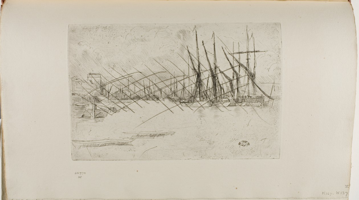 Pickle Herring Wharf von James Abbott McNeill Whistler