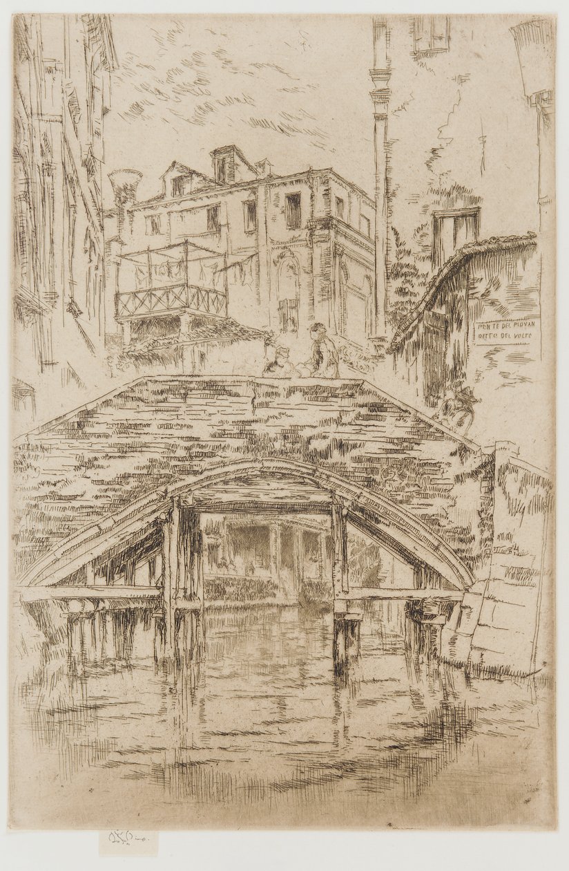 Ponte del Piovan von James Abbott McNeill Whistler