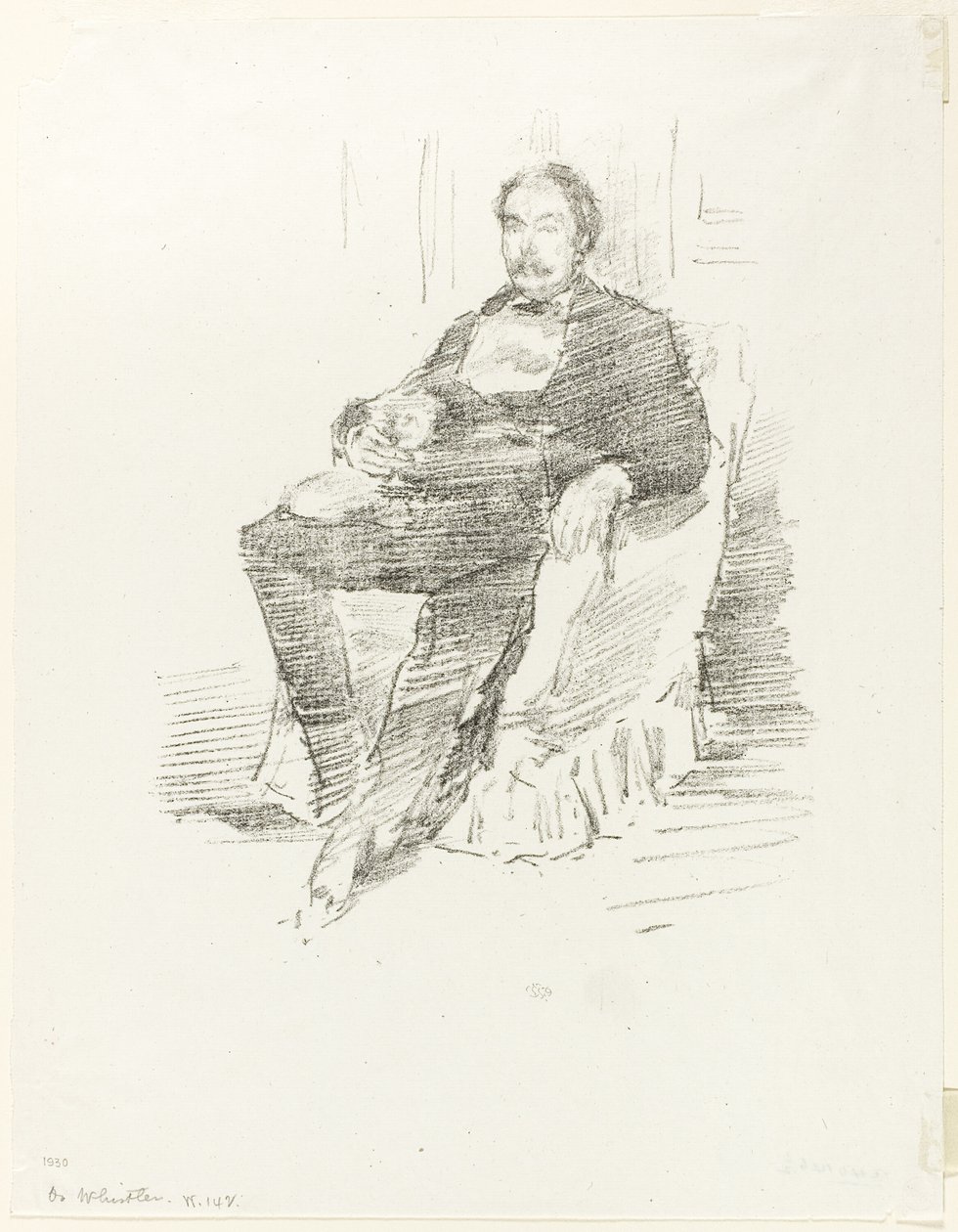 Porträt von Dr. Whistler, Nr. 2 von James Abbott McNeill Whistler